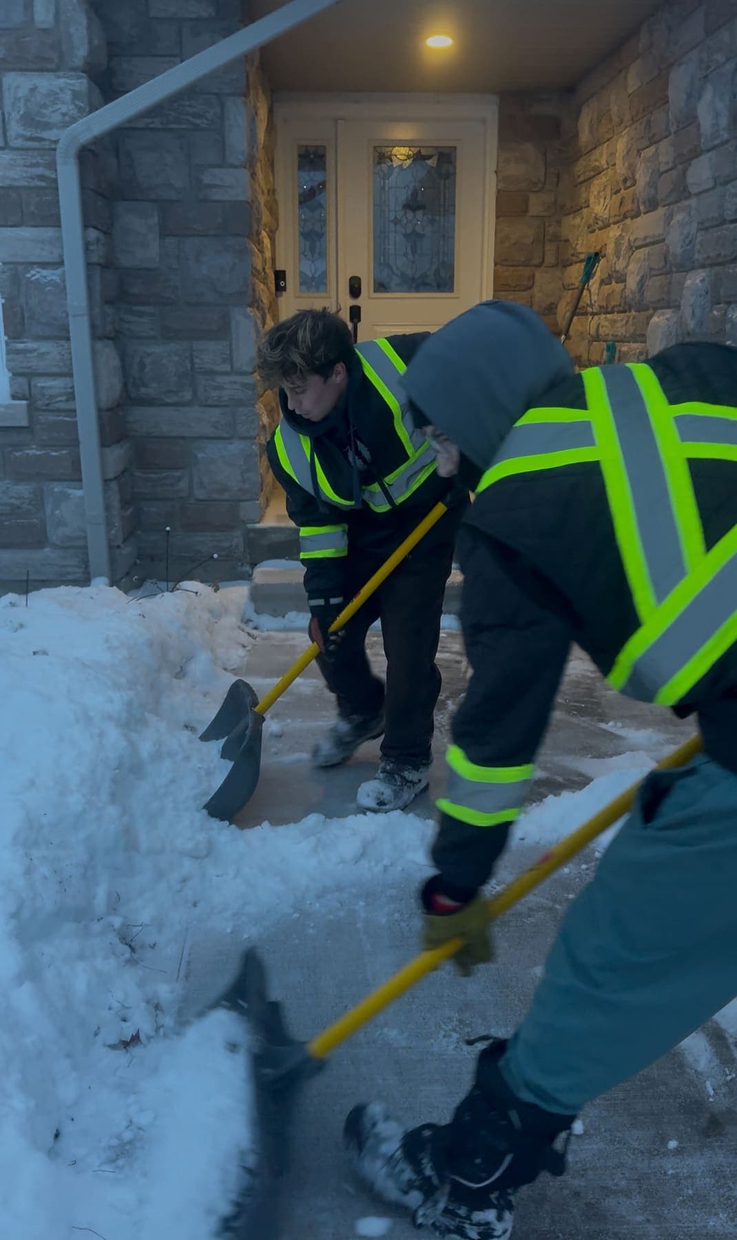PVS SnowLand crew clearing a property after a snowfall — Ottawa Valley