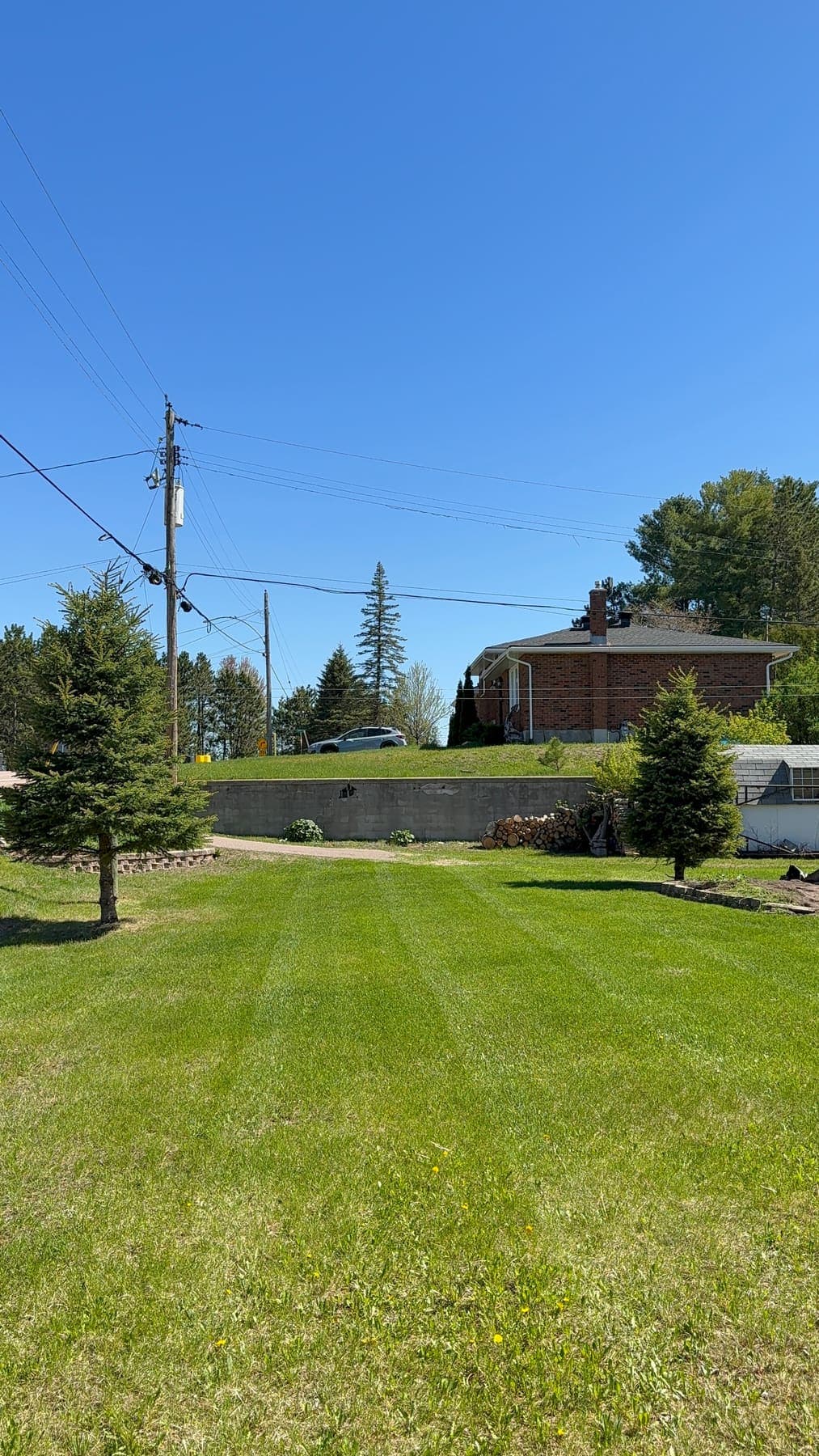 PVS LawnPros crew on a residential lawn — Ottawa Valley
